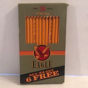 Vintage HB No.2 Pencils Eagle Brand 28 count